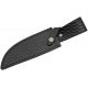 Couteau Bowie Damas Lame 256 Couches Manche Os & Corne Etui Cuir DM1227BO - Livraison Gratuite