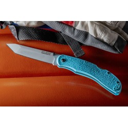 Couteau KA-BAR USSF Corser Lame Acier AUS-8 Manche Blue GFN Locback Clip KA5698SF - Livraison Gratuite