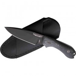 Couteau Bradford Guardian 3 Black DLC Micarta Acier N690 Etui Cuir USA BRAD3FE101B - Livraison Gratuite