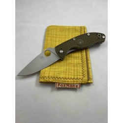 Couteau Spyderco Tenacious Od Green Manche FRN Lame Acier 8Cr13moV Linerlock Clip SC122POD - Livraison Gratuite