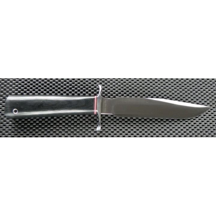 Couteau Bowie Blackjack Classic Model 7 Survie Tactical Acier A-2 Manche Micarta Made In USA BCB7BS - Livraison Gratuite 