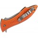 Couteau V Nives Deplorable Orange Tanto Lame Acier AUS-8 Manche FRN Bearings Clip VNI15FRNPOR - Livraison Gratuite
