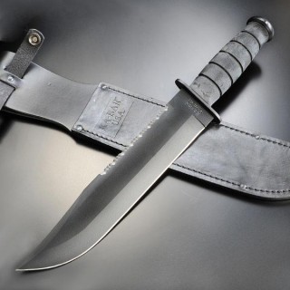 Couteau de Combat Ka-Bar Big Brother Fighting/ Utility Acier 1095 Manche Kraton  KABAR Made In USA KA2211 - Livraison Gratuite