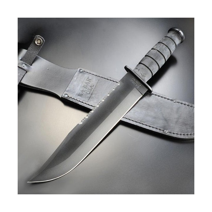 Couteau de Combat Ka-Bar Big Brother Fighting/ Utility Acier 1095 Manche Kraton  KABAR Made In USA KA2211 - Livraison Gratuite