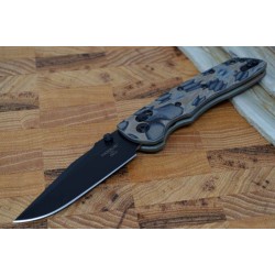 Couteau Hogue Deka ABLE Lock Camo Lame Acier CPM-20CV Manche G10 Clip Made USA HO24277 - Livraison Gratuite