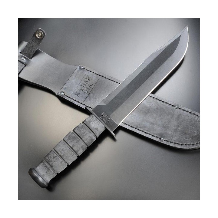 Couteau de Combat Ka-Bar Big Brother Fighting/ Utility Acier 1095 Manche Kraton  KABAR Made In USA KA2211 - Livraison Gratuite