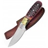 Couteau Frost Cutlery Montana Skinner Lame Acier Inox Manche Os Etui Cuir FCW2211- Livraison Gratuite