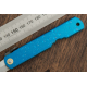 HIGO28 Couteau Higonokami Mizushibuki Splash Blue Paper Manche Métal Gouttes d'Eau Made In Japan - Livraison Gratuite