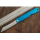 HIGO28 Couteau Higonokami Mizushibuki Splash Blue Paper Manche Métal Gouttes d'Eau Made In Japan - Livraison Gratuite