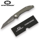 Couteau WithArmour Gasper Lame Acier D2 Manche Aluminium Linerlock Clip IKBS WAR083BK - Livraison Gratuite