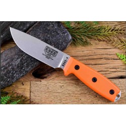 Couteau ESEE Model 4 S35VN Orange Manche G10 Lame Acier S35VN Etui Molded Made USA ES4PS35VOR - Livraison Gratuite