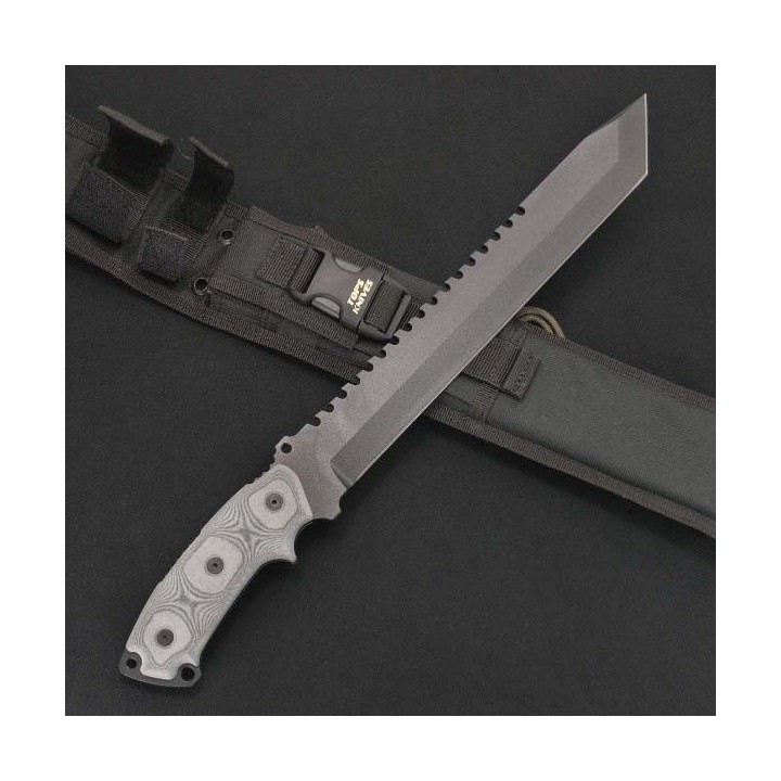 Couteau de Survie Machette Tops Steel Eagle Carbone 1095 Tops Knives Made In USA TP111A - Livraison Gratuite