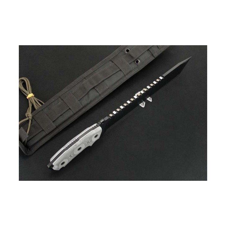 Couteau de Survie Machette Tops Steel Eagle Carbone 1095 Tops Knives Made In USA TP111A - Livraison Gratuite