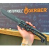 Couteau Machette Gerber Doubledown Machete Black Lame Acier 420HC Manche FRN Etui Nylon Made USA G1536 - Livraison Gratuite