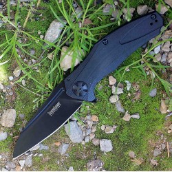 Couteau Kershaw Natrix Lame Acier 8Cr13MoV Manche Black G-10 KIVT Framelock Clip KS7007BK - Livraison Gratuite