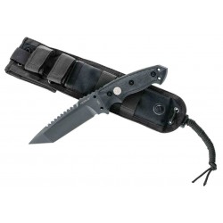 Couteau Tactical SIG Sauer Hogue EX-F01 Tanto Lame Acier A2 Manche G-10 Etui Nylon SIG37122 - Livraison Gratuite