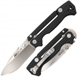 Couteau Cold Steel AD-15 Scorpion Lame Acier AUS-10 Manche Black Griv-Ex Clip CS58SQL - Livraison Gratuite