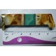Couteau Burnt Bone Bowie Damas Lame 256 Couches Manche Os Etui Cuir DM1256 - Livraison Gratuite