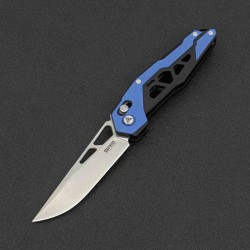 Couteau SRM Knives 9225 Ambi Lock Lame D2 Manche Blue G10 Clip SRM9225GI - Livraison Gratuite