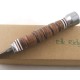 ER047 - COUTEAU BOWIE DE CHASSE MANCHE CUIR ELK RIDGE 