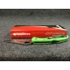 Couteau Spyderco Salt 2 Green Delica 4 Lame Acier LC200N Manche FRN Made Japan SC88FPGR2 - Livraison Gratuite