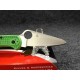 Couteau Spyderco Salt 2 Green Delica 4 Lame Acier LC200N Manche FRN Made Japan SC88FPGR2 - Livraison Gratuite
