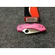 Couteau Spyderco Dragonfly 2 Pink Lame Acier S30V Manche FRN Made Japan SC28FPPNS30V2 - Livraison Gratuite