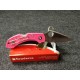 Couteau Spyderco Dragonfly 2 Pink Lame Acier S30V Manche FRN Made Japan SC28FPPNS30V2 - Livraison Gratuite