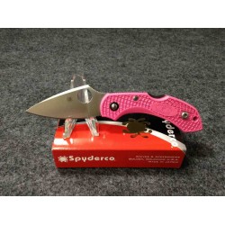 Couteau Spyderco Dragonfly 2 Pink Lame Acier S30V Manche FRN Made Japan SC28FPPNS30V2 - Livraison Gratuite