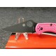 Couteau Spyderco Delica 4 Pink Lame Acier S30V Black Manche FRN Made Japan Lockback SC11FPPNS30VBK - Livraison Gratuite