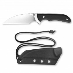 Couteau Artisan Cutlery Sea Snake Black Lame Acier AR-RPM9 Manche G10 Etui Kydex ATZ1842BBK - Livraison Gratuite