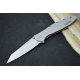 Couteau Kershaw Random Leek A/O Lame Acier 14C28N BB Manche Acier 410 Framelock USA KS1660R - Livraison Gratuite