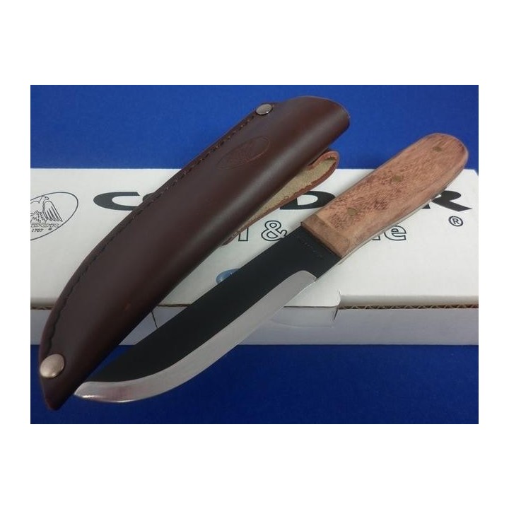 Couteau de Survie Chasse Condor Bushcraft Basic 5" Carbone 1075 Etui Cuir CTK2365HC - Livraison Gratuite