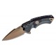 Couteau SIG Sauer X5 SIG Emperor Scorpion Lame 154CM Spear Point Manche Alu Button Lock Made USA SIG36570 - Livraison Gratuite