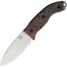 Couteau Bushcraft Ontario Hiking Lame Acier 420HC Manche Micarta Etui Cuir Made In USA ON8187 - Livraison Gratuite