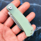 Couteau Kansept Wedge Jade Manche G10 Lame Acier 154CM Lockback KT2026B6 - Livraison Gratuite