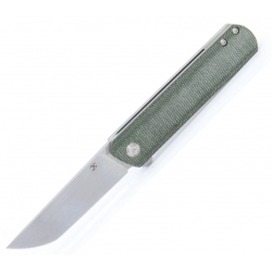 Couteau Kansept Foosa Green Manche Micarta Lame Acier 154CM Slip Joint KT2020T2 - Livraison Gratuite