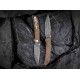 Couteau CIVIVI Imperium Damas Manche Brown Micarta IKBS Linerlock Clip CIVC2107DS1 - Livraison Gratuite