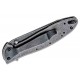 Couteau Kershaw Random Leek A/O Lame Acier 14C28N BlackWashed Manche Acier 410 Framelock USA KS1660RBW - Livraison Gratuite