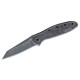 Couteau Kershaw Random Leek A/O Lame Acier 14C28N BlackWashed Manche Acier 410 Framelock USA KS1660RBW - Livraison Gratuite