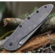 Couteau Kershaw Random Leek A/O Lame Acier 14C28N BlackWashed Manche Acier 410 Framelock USA KS1660RBW - Livraison Gratuite