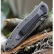 Couteau Kershaw Random Leek A/O Lame Acier 14C28N BlackWashed Manche Acier 410 Framelock USA KS1660RBW - Livraison Gratuite