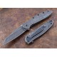 Couteau Kershaw Random Leek A/O Lame Acier 14C28N BlackWashed Manche Acier 410 Framelock USA KS1660RBW - Livraison Gratuite