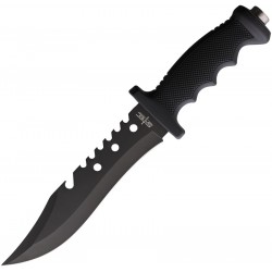 Lot de 2 Couteau S-TEC Fixed Blade Lame Acier 3Cr13 Manche & Etui ABS STT228700 - Livraison Gratuite