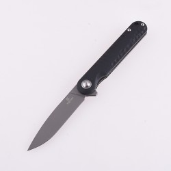 Couteau Shieldon Empoleon Grey Lame D2 Manche G10 IKBS Linerlock Etui Nylon SHI9049G1G - Livraison Gratuite