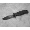 Couteau Steel Will Barghest Black Lame Acier D2 Manche G10 Linerlock Clip SMGF37M03 - Livraison Gratuite