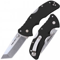 Couteau Cold Steel Mini Recon 1 Tanto Lame Acier AUS-10A Manche GRN Tri-Ad lock Clip CS27BAT - Livraison Gratuite