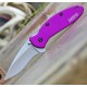 KS1620PUR Kershaw Scallion Purple A/O 420HC Blade Purple Aluminum Handles Linerlock USA - Livraison Gratuite