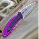 KS1620PUR Kershaw Scallion Purple A/O 420HC Blade Purple Aluminum Handles Linerlock USA - Livraison Gratuite