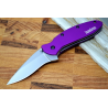 KS1620PUR Kershaw Scallion Purple A/O 420HC Blade Purple Aluminum Handles Linerlock USA - Livraison Gratuite